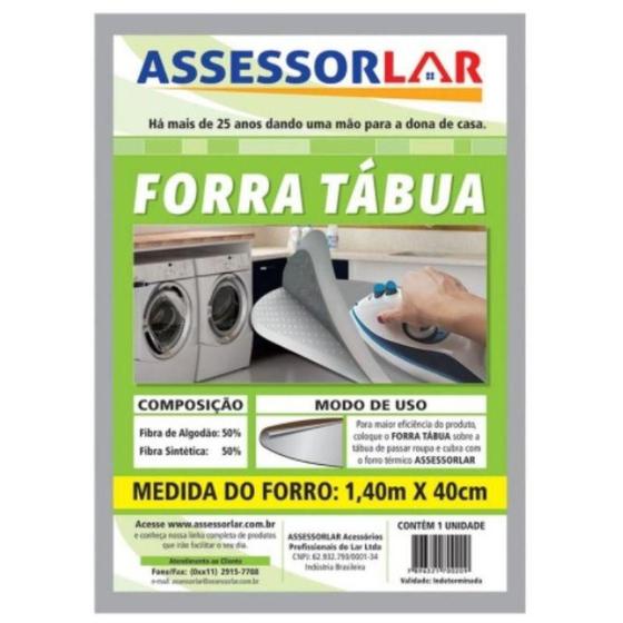 Imagem de Manta Para Tábua De Passar Fibra Sintética - 1,40X40 Cm