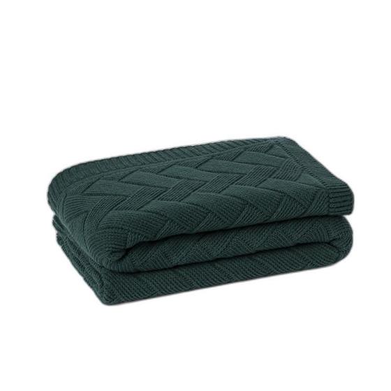 Imagem de Manta Sofa Cama Queen Tricot London Verde