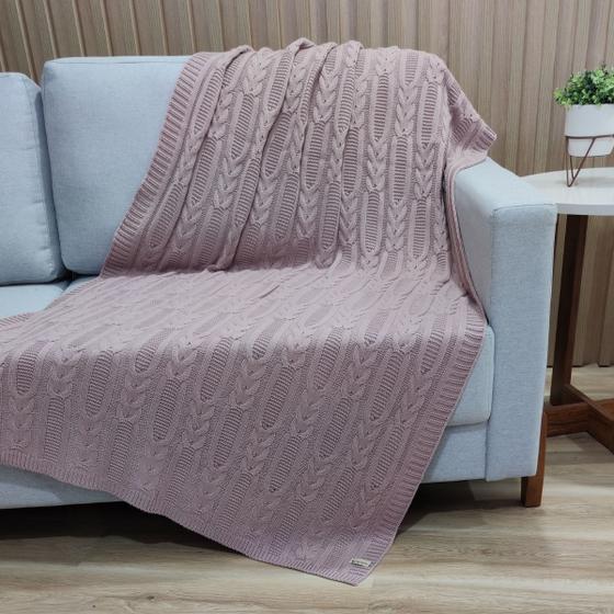 Manta Sofa Trico Decorativa 150x90cm Usufruto Tricot c3 - Manta para ...