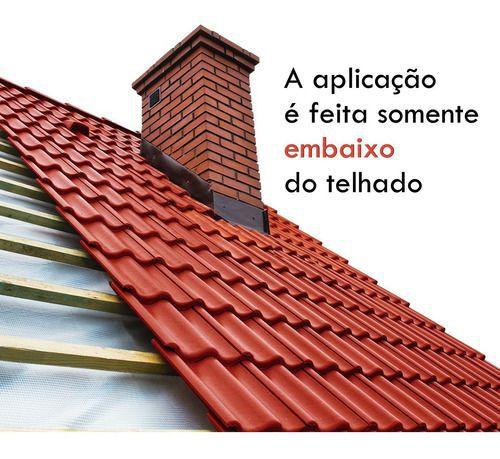 Manta Térmica Para Telhados Dupla Face 25,00m² Sob Medida Menor preço em Manta Térmica Para Telhados Dupla Face 25,00m² Sob Medida
