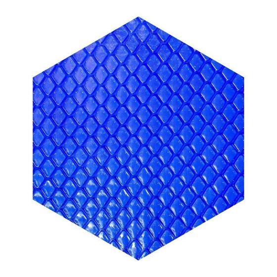 Imagem de Manta Térmica Piscina 2X2 500 Micras Proteção Uv Azul