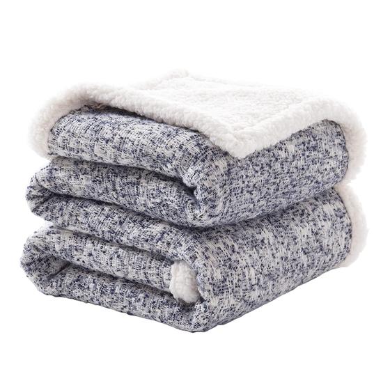 Imagem de Manta Throw Blanket SE SOFTEXLY reversível Sherpa 70% algodão 30% W