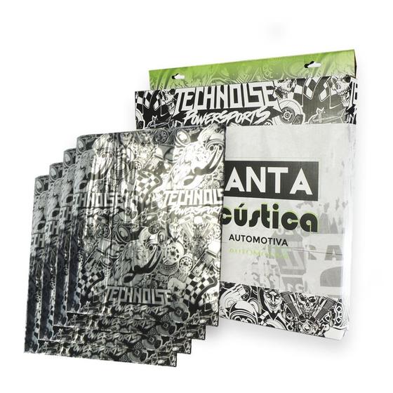 Manta Tratamento Acustico Automotiva Kit 4 Portas Technoise Menor preço em Manta Tratamento Acustico Automotiva Kit 4 Portas Technoise