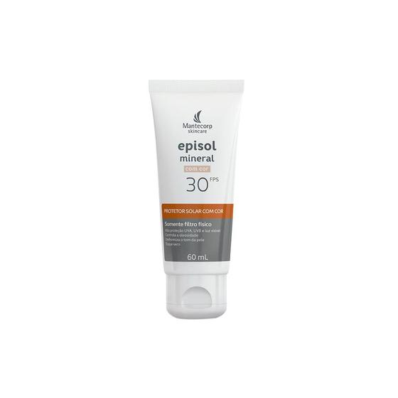 Imagem de Mantecorp Episol Mineral Protetor Solar Facial com Cor FPS30 60ml