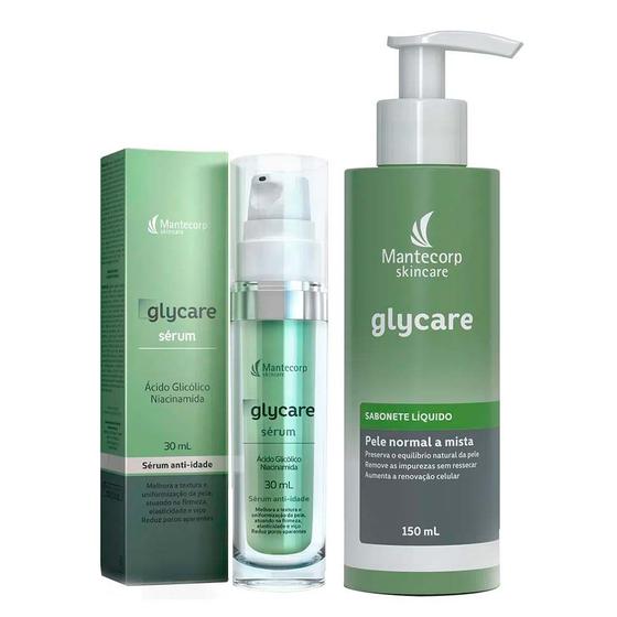 Imagem de Mantecorp Glycare Kit Sabonete Liquído + Sérum