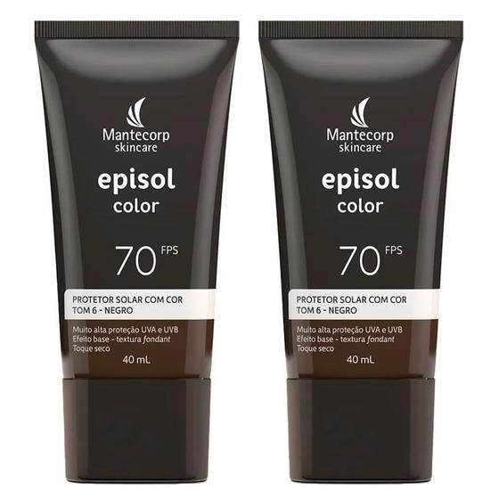 Imagem de Mantecorp Skincare Episol Color Kit com 2 Protetores Solares com Cor FPS70 Tom 6