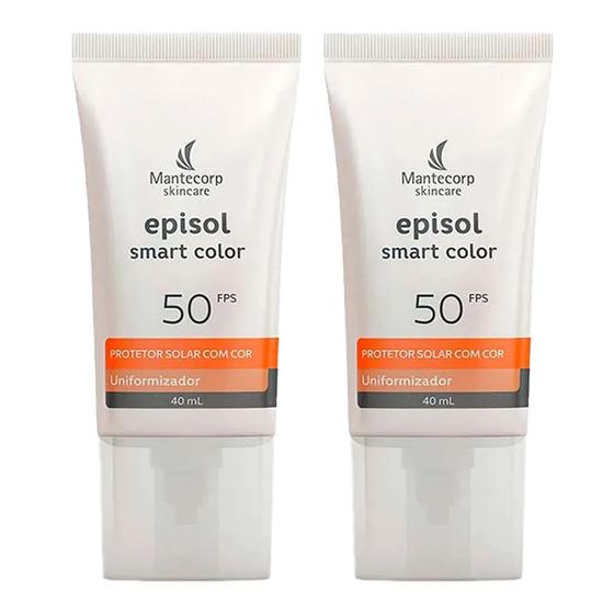 Imagem de Mantecorp Skincare Episol Smart Color Kit com 2x Protetores Solares com Cor FPS50