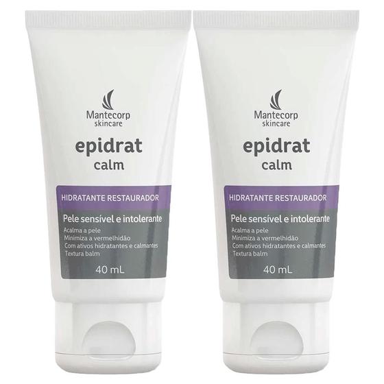 Imagem de Mantecorp Skincare Kit com 2 Unidades - Hidratante Facial Epidrat Calm - 40g