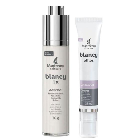 Imagem de Mantecorp Skincare Kit - Creme Blancy Olhos + Gel Creme Clareador Para Todos os Tipos de Pele