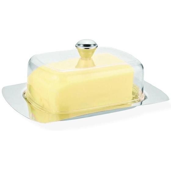 Imagem de Mantegueira Retangular Acrílica Com Base Em Inox