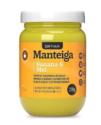 Imagem de Manteiga Banana E Mel - Softhair 220g