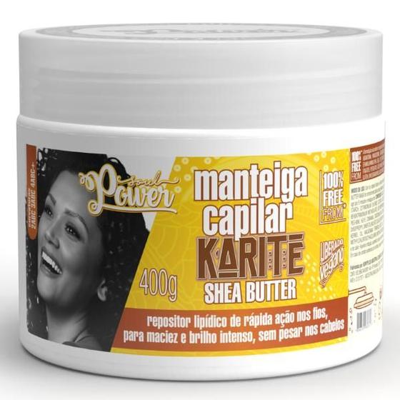 Imagem de Manteiga Capilar Karité Shea Butter Mask 400g - Soul Power