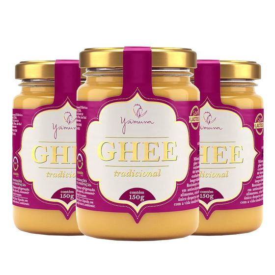 Imagem de Manteiga Clarificada Ghee Kit com 3 Frascos de 150g