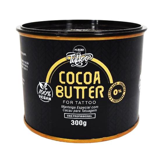 Imagem de Manteiga Cocoa Butter Vaselina Tatuagem Mboah Tattoo 300g