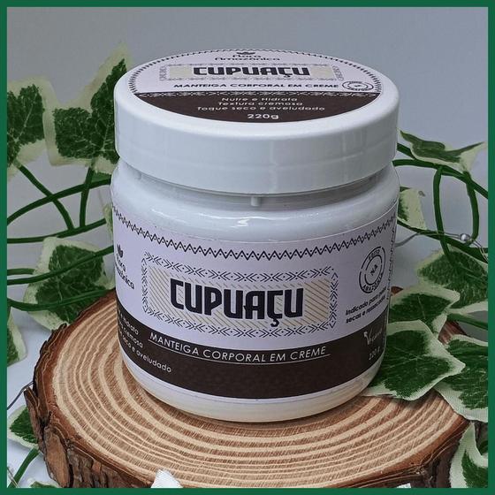 Imagem de Manteiga Corporal em creme - Cupuaçu - Cicatrizante e revitalizadora p/ psoríase e dermatite - 220g