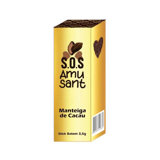Imagem de Manteiga de Cacau Batom SOS Amusant 3,5g - Tudo em Caixa