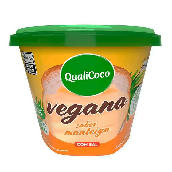 Imagem de Manteiga de Coco Vegana com Sal Qualicoco - 200g