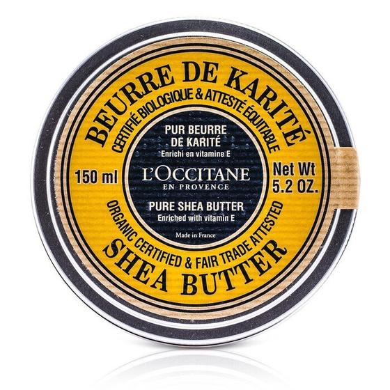 Imagem de Manteiga de karité L'Occitane orgânica 100% pura para pele 150 ml