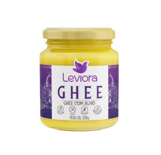 Imagem de Manteiga Ghee Com Alho Sem Lactose Leviora 200G