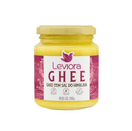 Imagem de Manteiga Ghee com Sal do Himalaia Sem Lactose Leviora 200g