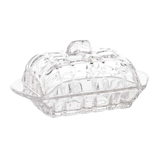 Imagem de Manteigueira Cristal Deli Lyor 16,9x8x10cm