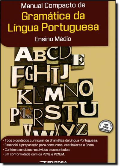 Imagem de Manual Compacto de Gramática - Língua Portuguesa e Ensino Médio - BICHO ESPERTO - RIDEEL