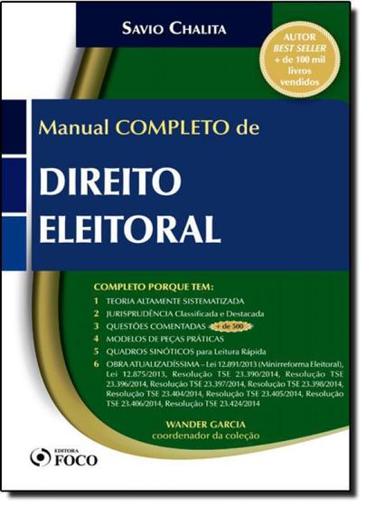 Imagem de Manual Completo de Direito Eleitoral