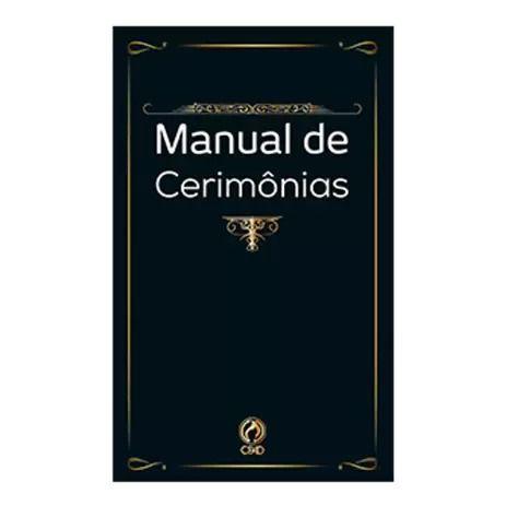 Imagem de Manual de Cerimônias  Temóteo Ramos de Oliveira