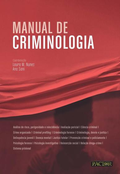 Imagem de Manual de Criminologia e Vitimologia - Pactor