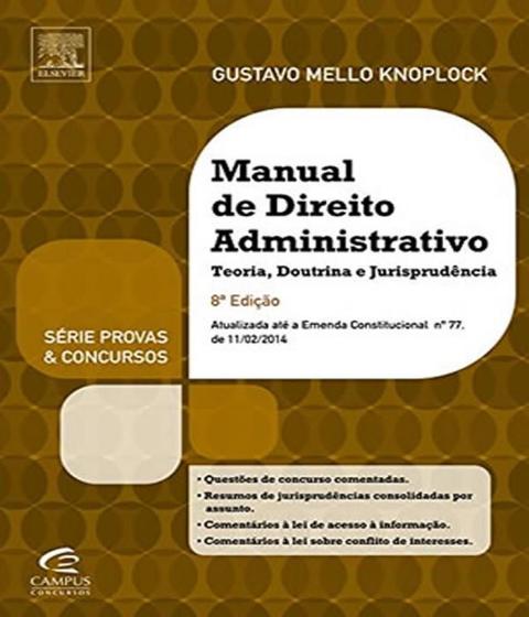 Imagem de Manual De Direito Administrativo - 08 Ed