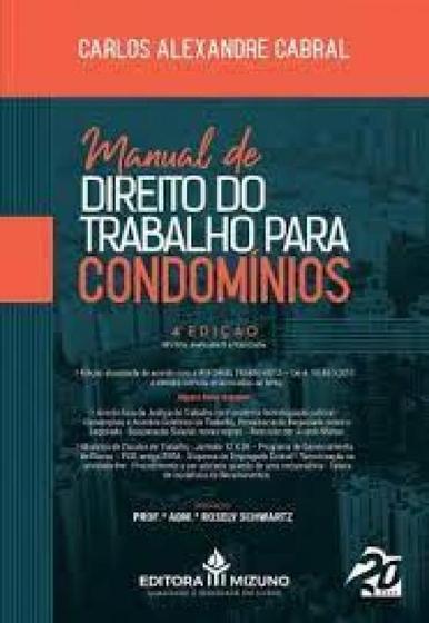 Imagem de Manual de Direito do Trabalho para Condomínios - JH MIZUNO