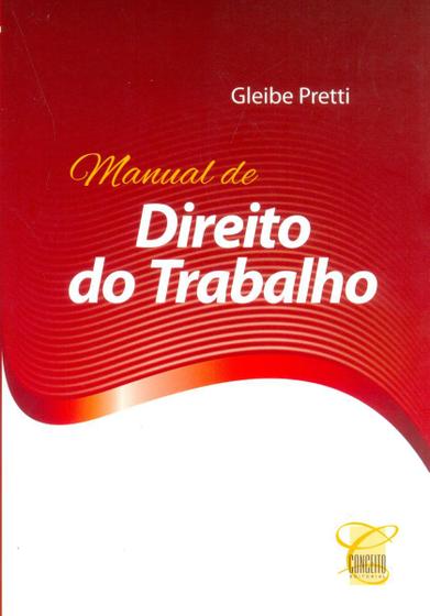 Imagem de Manual de Direito do Trabalho