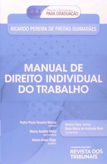 Imagem de Manual de direito individual do trabalho - FISCOSOFT
