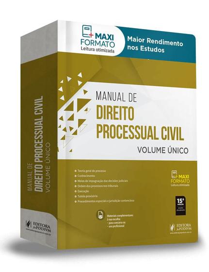 Manual De Direito Processual Civil Volume único 2023 Juspodivm Manual De Direito Processual Civil Volume único 2023 Juspodivm