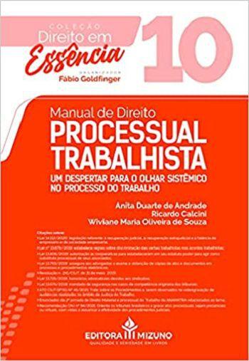 Imagem de Manual De Direito Processual Trabalhista - Volume 10 - Coleção Direito Em Essencia - JH MIZUNO