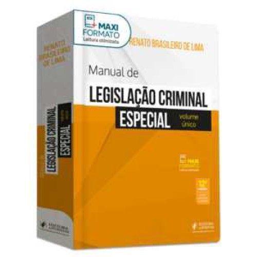 Imagem de Manual De Legislação Criminal Especial - Volume Único (2024) - JUSPODIVM EDITORA                                 
