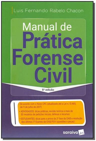 Imagem de Manual de Prática Forense Civil