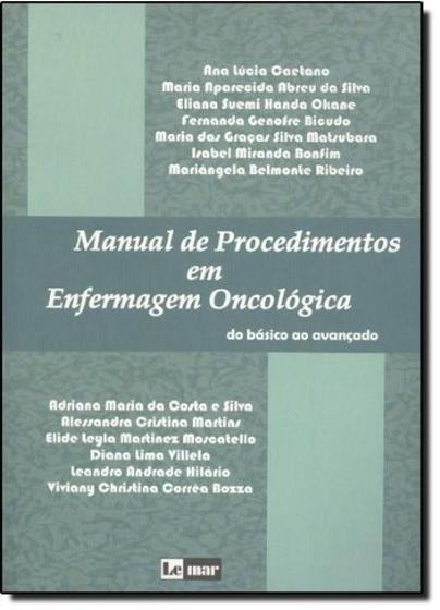 Imagem de Manual de procedimentos em enfermagem oncologica - LEMAR