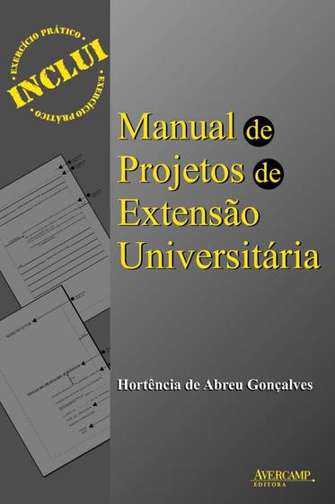 Imagem de Manual de Projetos de Extensão Universitária