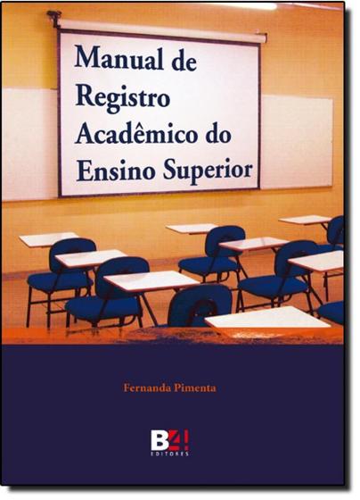 Imagem de Manual de Registro Acadêmico do Ensino Superior