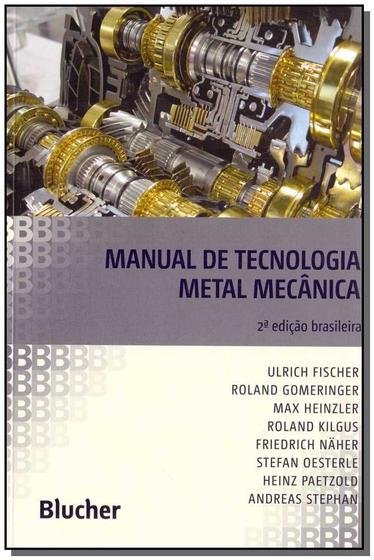 Imagem de Manual de tecnologia metal mecanica - BLUCHER