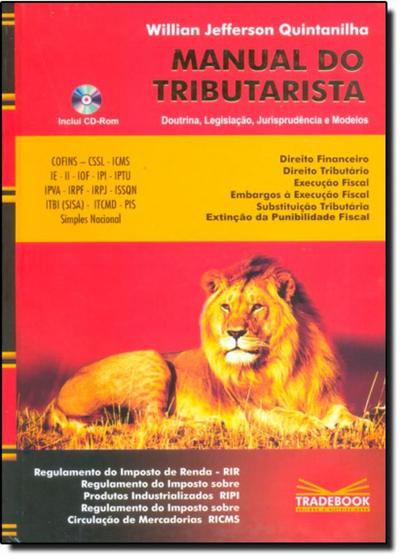 Imagem de Manual do Tributarista - Acompanha Cd Rom
