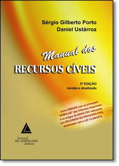 Imagem de Manual dos Recursos Cíveis