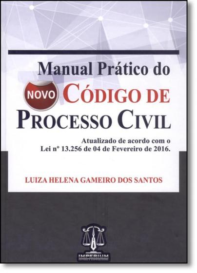 Imagem de Manual Prático do Novo Código de Processo Civil