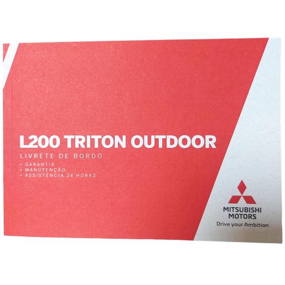 Imagem de Manual proprietario L200 Triton Outdoor 17-24 - Original