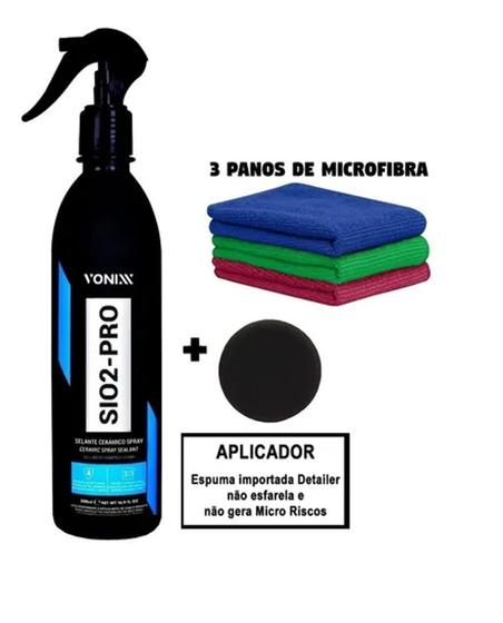 Imagem de Manutenção Automotiva De Vitrificador Sio2-pro 500ml Vonixx