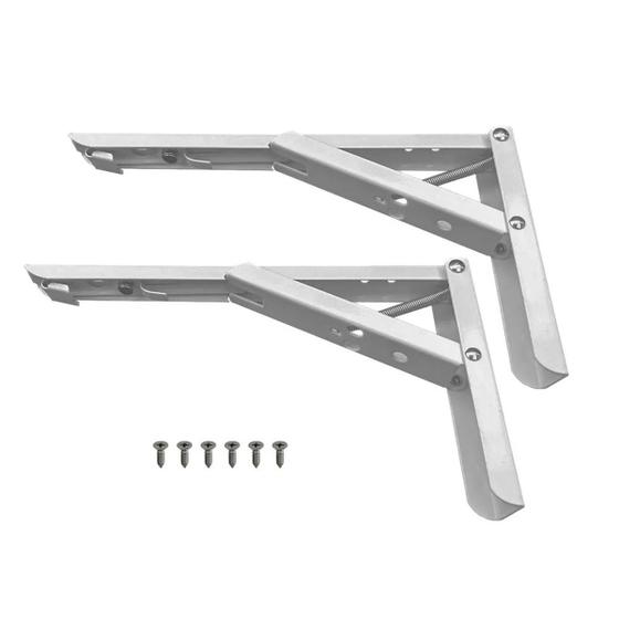 Imagem de Mão Francesa Dobrável Para Mesa Suporte Articulado 30cm