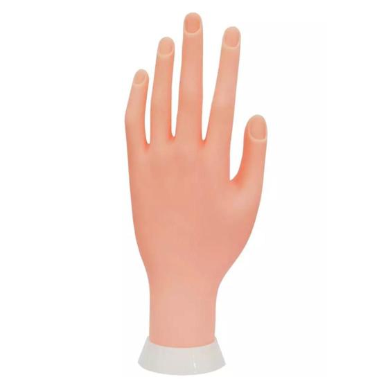 Imagem de Mão Manicure Treinamento Unha Gel Acrigel Porcelana Flexível