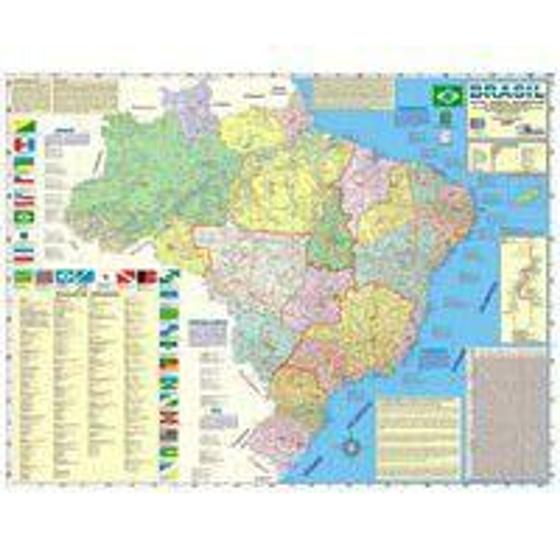 Imagem de Mapa periódico brasil politic/rodov - GNA
