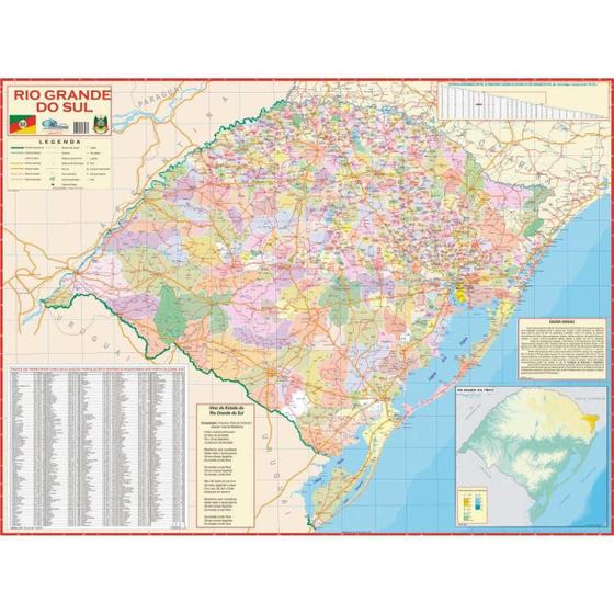 Imagem de Mapa Periodico Est.de Rio Gd Do Sul Multimapas Unidade 